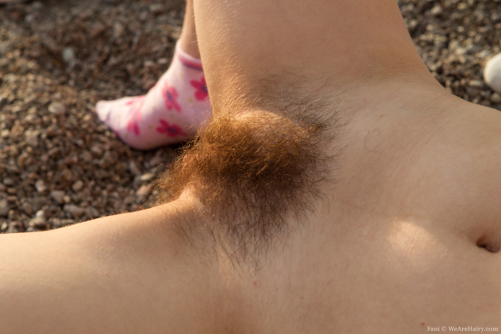 Days At The Beach Make Hairy Babe Fani Hot