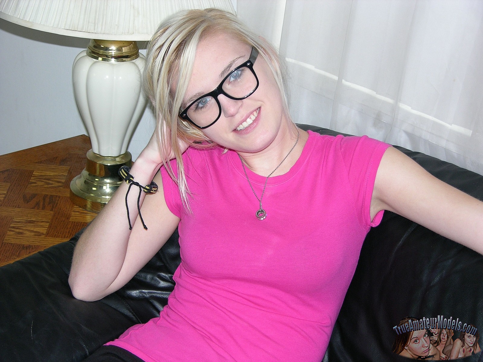 nerdy girl glasses swallows hot photo