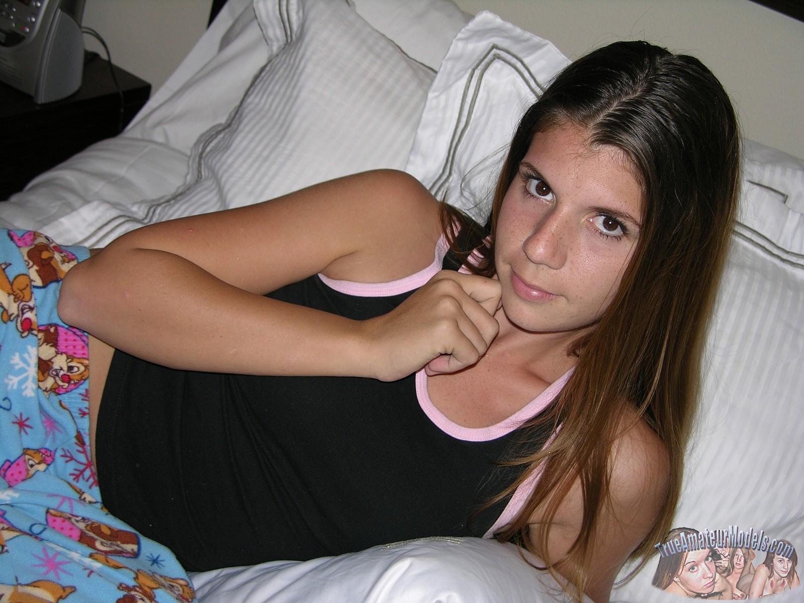 Amature Pajama Porn - Amateur Freckled Face Teen Strips Out Of Her Pajamas