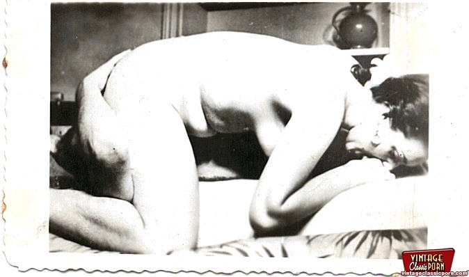 Vintage Couples Fucking - Real vintage hardcore couples fuck in the forties